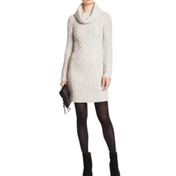banana republic cable knit sweater dress Cozy Mini Sweater Dress